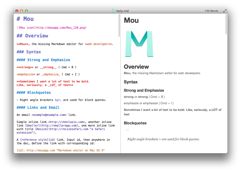 Markup preview and editor